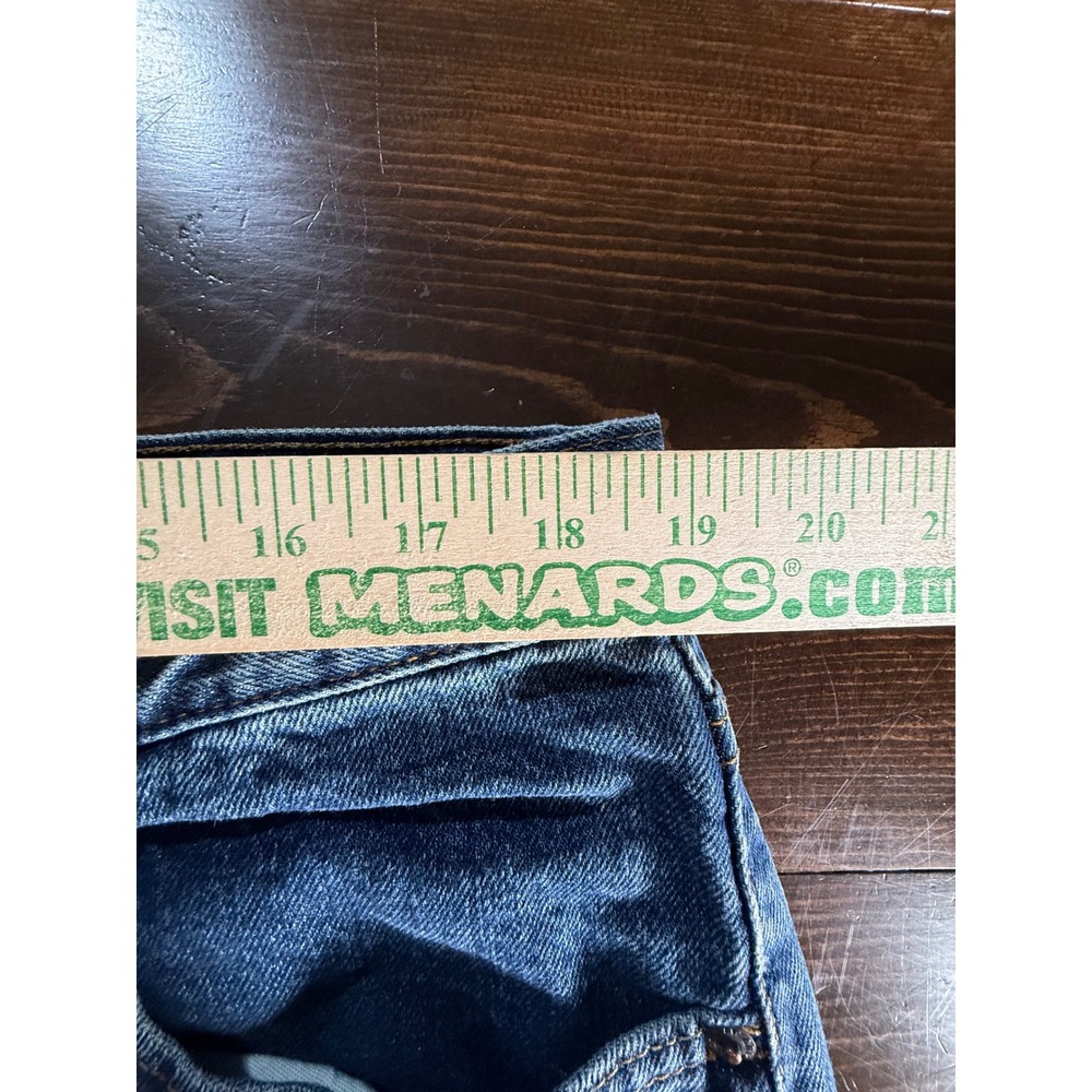 Arizona Jean Co Mens Relaxed Fit Blue Denim Jeans Medium Wash 40x30 523-4100N - Picture 4 of 11
